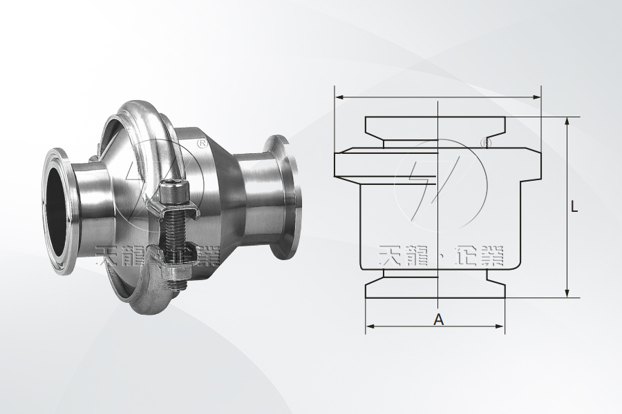 不銹鋼衛生級快裝止回閥
